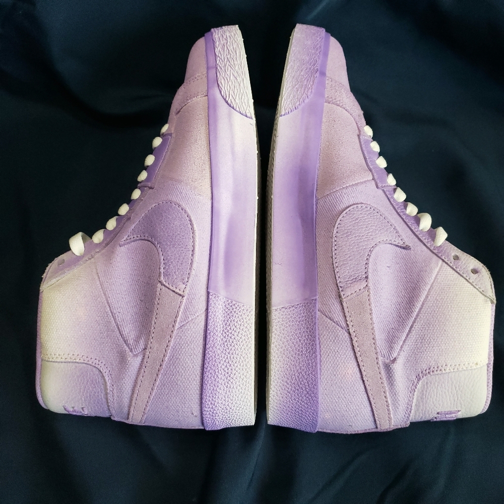 Nike SB Zoom Blazer Mid Premium Lilac Purple White Sneaker Mens US 8.5 - Picture 7 of 11